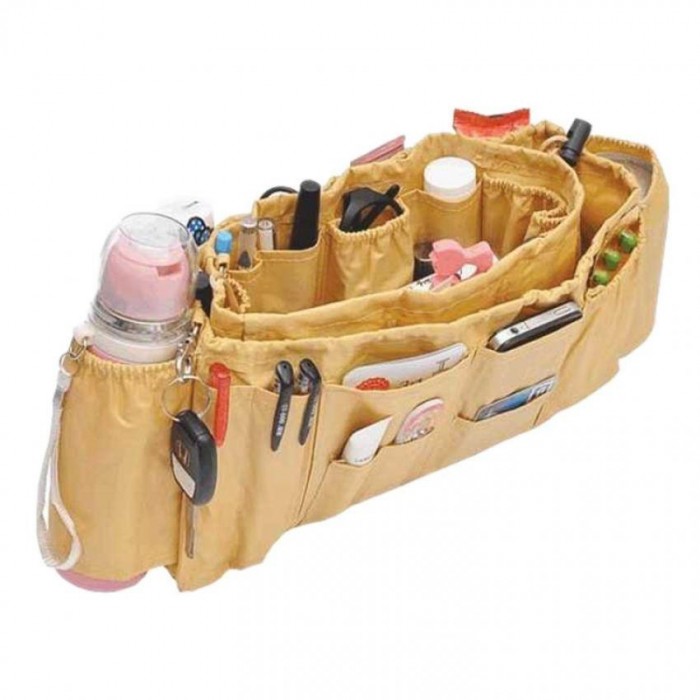 2Pcs Set Kangaroo Keeper Bag Organizer Handbag Wallet Purse Storage 1315-KK