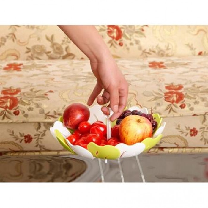 Creative Foldable Lotus Fruit Basket Display Decoratio Fruit Food Tray 1316-LOT