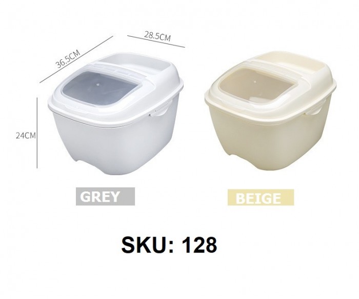 10KG Rice Storage Box Nano Bucket Insect Moisture Proof Food Storage Container with Rice Cup 0266/01