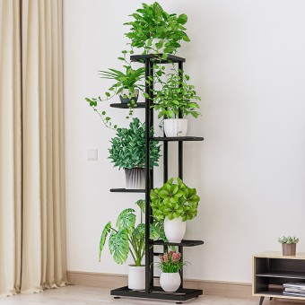 7 Pot 6 Tier Flower Rack Decorative Shelf Plant Stand 0145