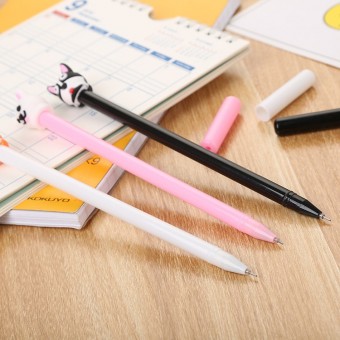Fox Carton Animal Ball Point Cute Pen Stationery Children Student Prize Gift 4109 Alat Tulis P