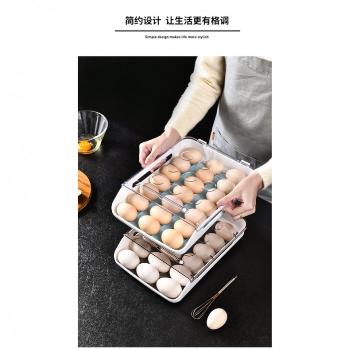 18 Grids Egg Drawer Storage Box Container  0260 Bekas Telur Egg Container Egg Storage Box Telu