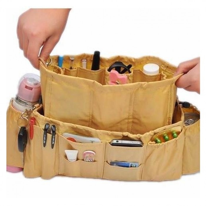 2Pcs Set Kangaroo Keeper Bag Organizer Handbag Wallet Purse Storage 1315-KK