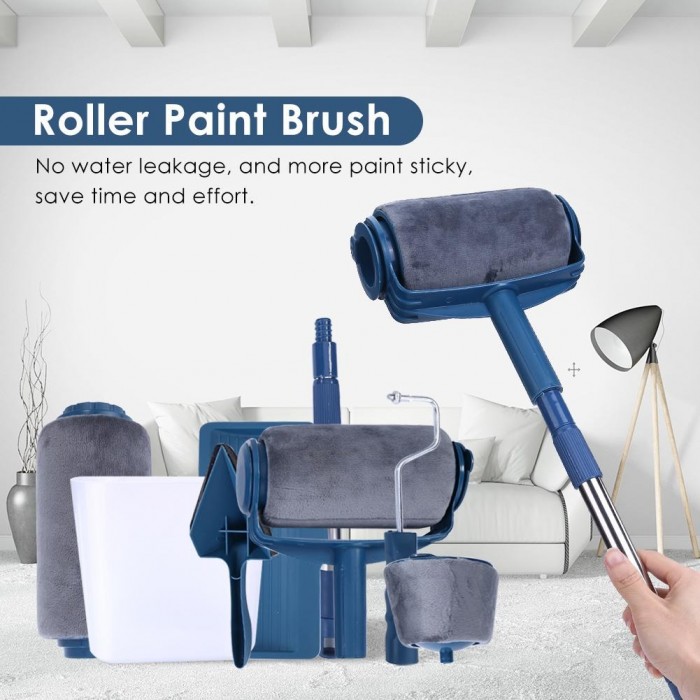 6 in 1 Paint Roller Paint Brush 6 pcs Set 1014