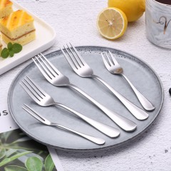 1010 Stainless Steel Fork 1Pc 1203 Fork Stainless Steel Garfu Stainless Steel Fork Set Utensil