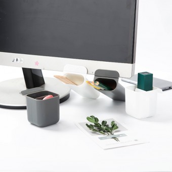Pen Holder Pencil Case Desktop Monitor Stationery Organizer 1218