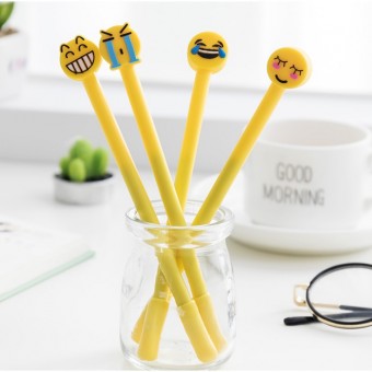 Smile Face Ball Point Pen School Kid Children Student Pen 4092