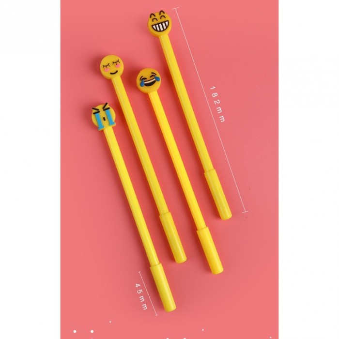 Smile Face Ball Point Pen School Kid Children Student Pen 4092