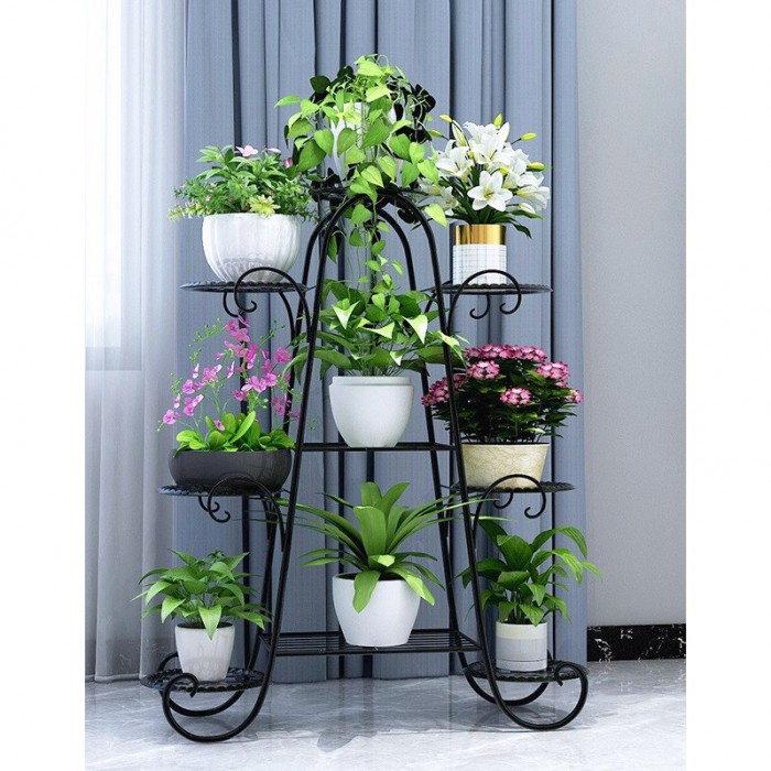 9 Tier Flower Rack Pot Plant Stand 0149