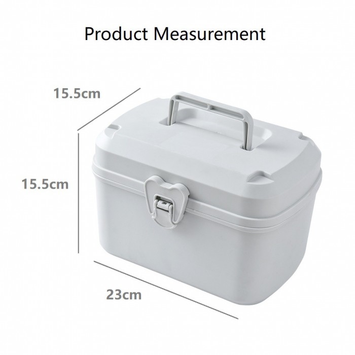 Large Capacity Small Medicine Box Multi Purpose First Aid Storage Box 0251