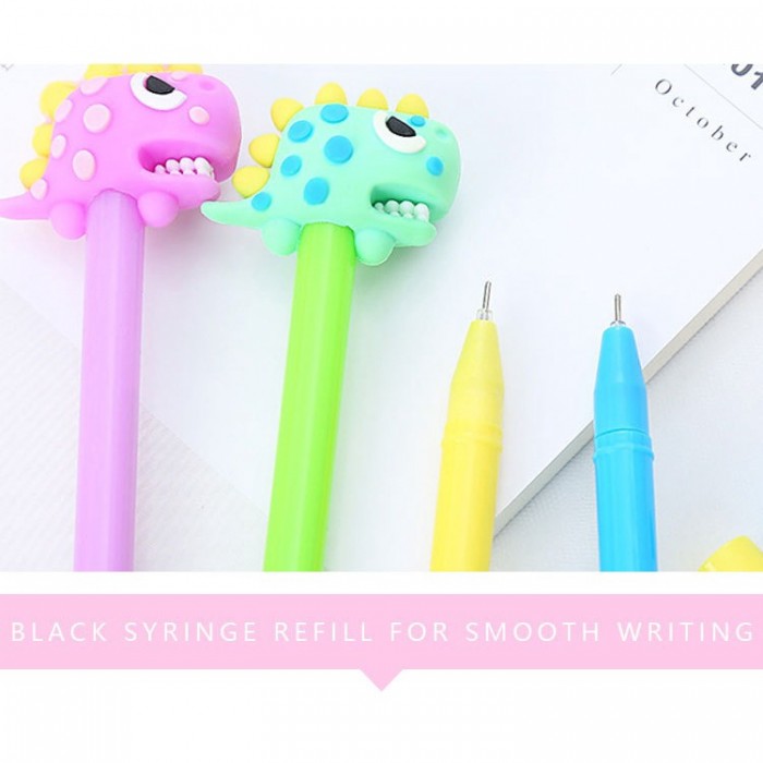 Cute Dinosaur Ball Point Pen School Kid Children Student Pen 4102