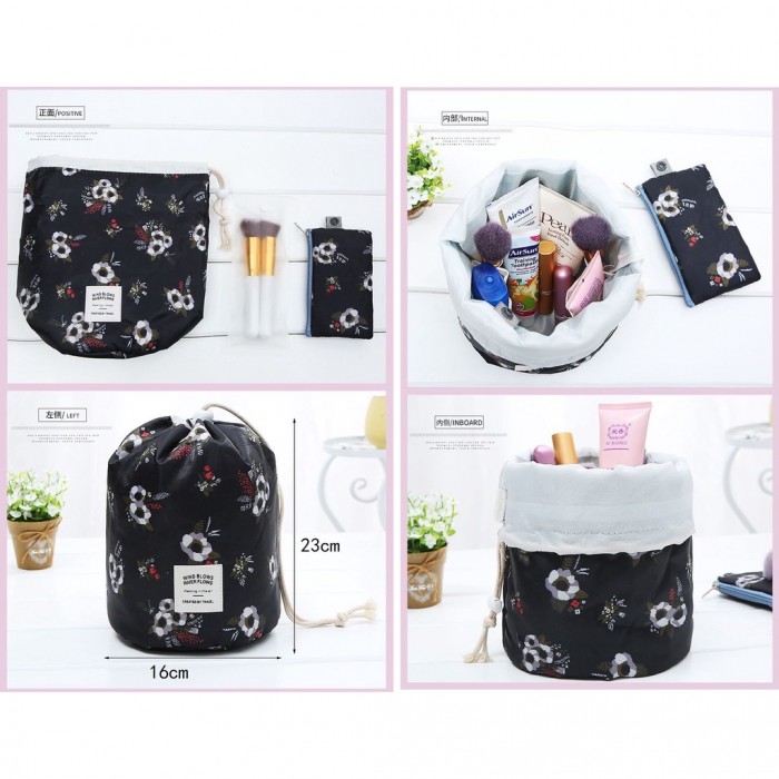 Travel Makeup Pouch Cosmetic Bag 3099 Toiletries Bag Makeup Pouch Bag Beg Alat Solek Travellin