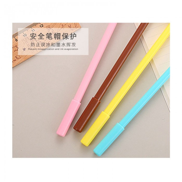 Bear Carton Animal Ball Point Cute Pen Stationery Children Student Prize Gift 4113 Alat Tulis
