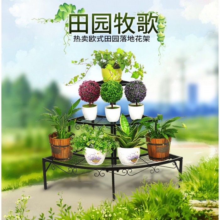 3 Tier Flower Rack Stand Pot Plant Garden Balcony Triangle  0141