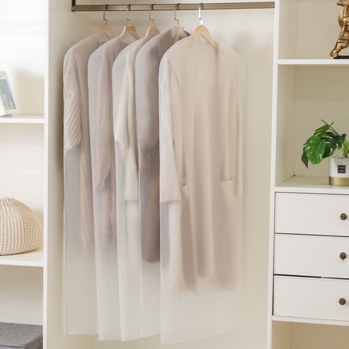 Garment Dust Cover Transparent Clothes Dustproof Clothes Hanging  Anti Dust Storage Bag 1150