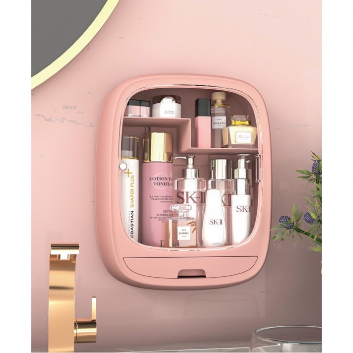 Cosmetic Make Up Storage Box Wall Hanging Organizer Rack 1214