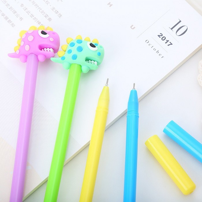 Cute Dinosaur Ball Point Pen School Kid Children Student Pen 4102