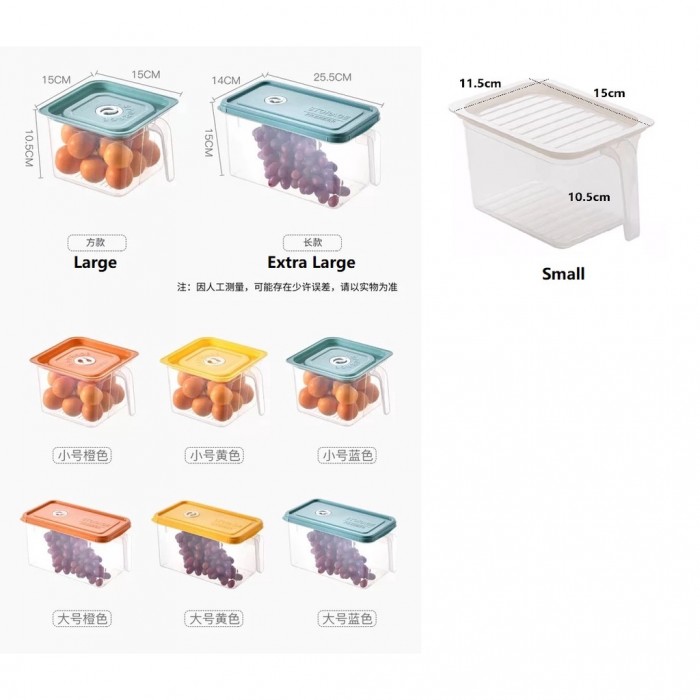 Fridge Storage Box Food Container Kitchen Storage Refrigerator Storage 1360/1361/1362 Food Con