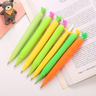 Fruits Carton Animal Ball Point Cute Pen Stationery Children Student Prize Gift 4115 Alat Tuli