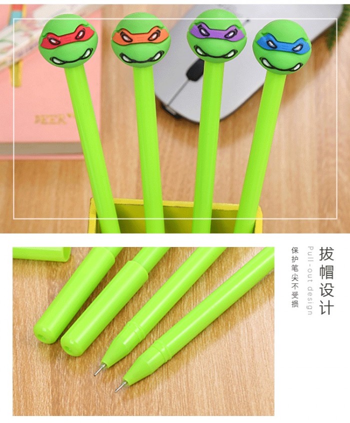 Ninja Turtle Ball Point Pen School Kid Children Student Pen 4095