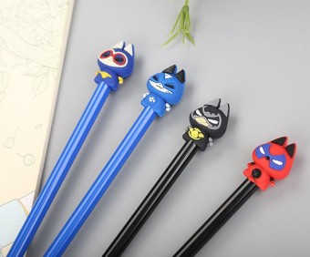 Cute Carton Cat Ball Point Pen School Kid Children Student Pen 4097