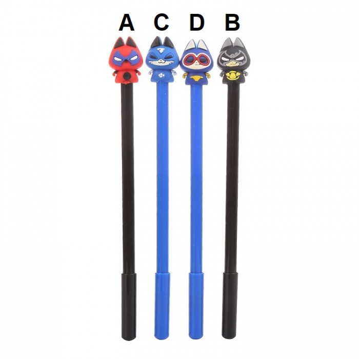 Cute Carton Cat Ball Point Pen School Kid Children Student Pen 4097