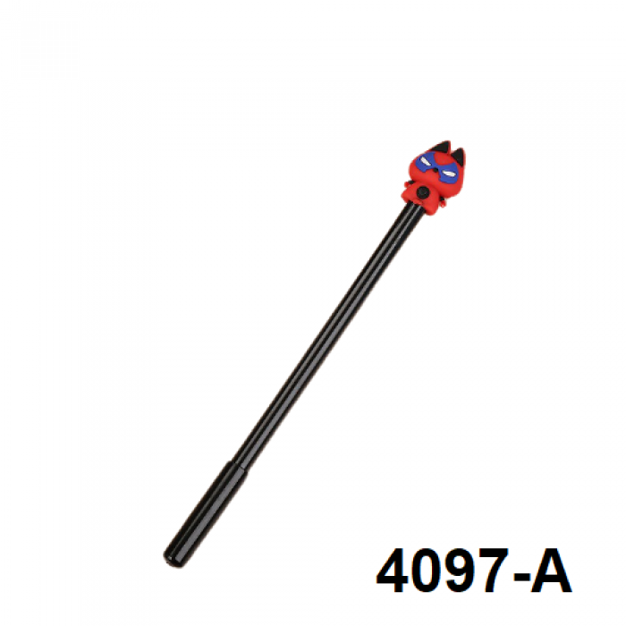 Cute Carton Cat Ball Point Pen School Kid Children Student Pen 4097