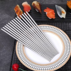 1 Pair Stainless Steel Chop Stick (23.5cm) 1201