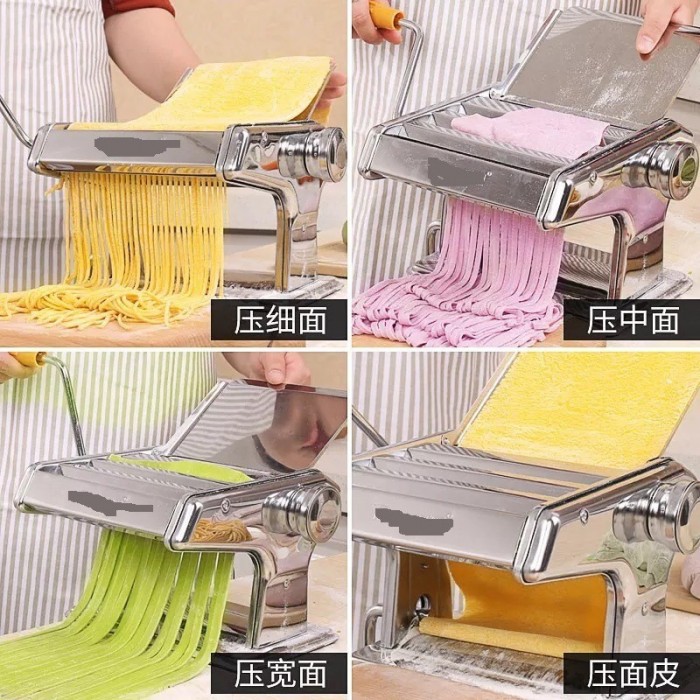 3 Blades High Quality Noodle Pasta Manual Handmade Machine Stainless Steel  0501 Noodle Maker