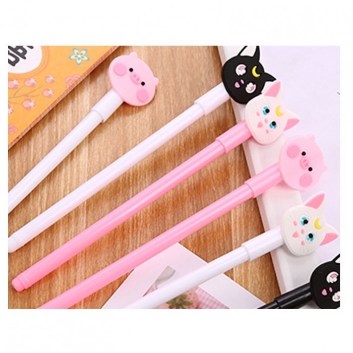 Cute CAT Ball Point Pen School Kid Children Student Pen 4100