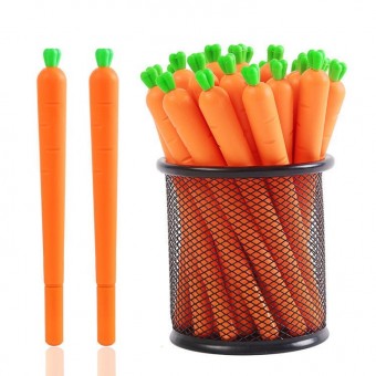 Carrot Carton Animal Ball Point Cute Pen Stationery Children Student Prize Gift 4117 Alat Tuli