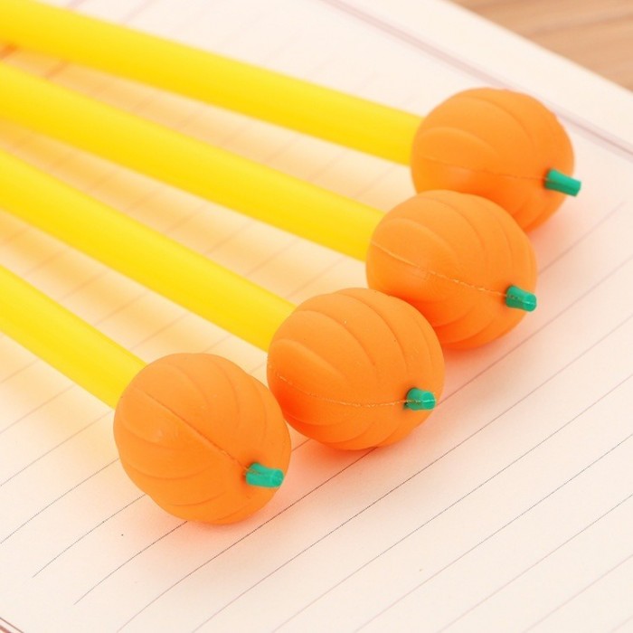Pumpkin Carton Animal Ball Point Cute Pen Stationery Children Student Prize Gift 4119 Alat Tul