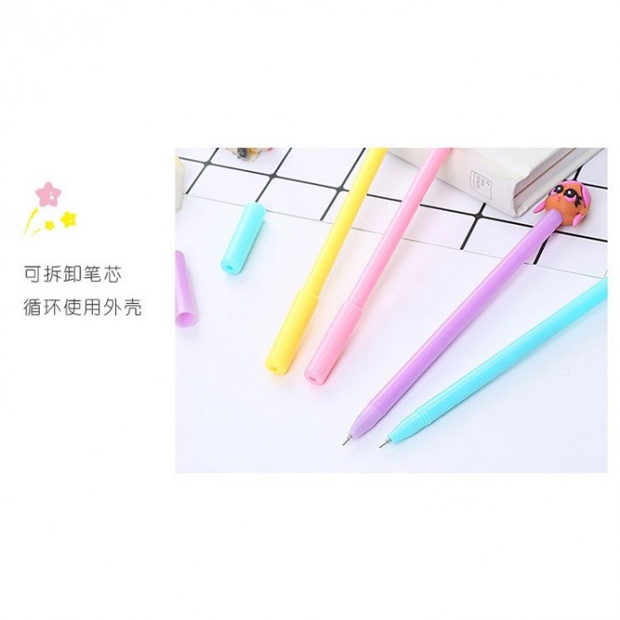 Cute Doll Ball Point Pen School Kid Children Student Pen 4093