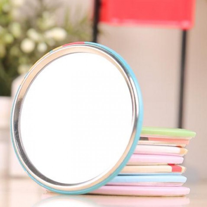 Mini Korean Pocket Mirror Make up Portable Travel Door Gift 1288