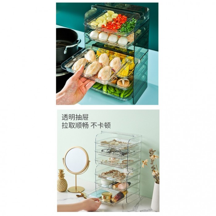 1 Tier 3 Trays Dish Food Steamboat Preparation Tray Storage 0259 Cooking Tray Steamboat Tray S