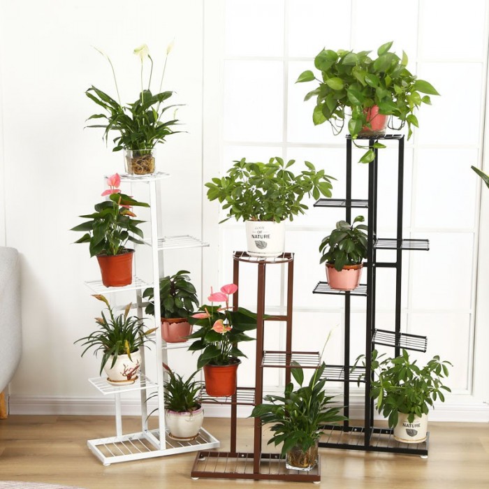 6 Tier 7 Pot Flower Rack Decorative Shelf Plant Stand 0148 Garden Rack Plant Stand Rak Pasu Bu
