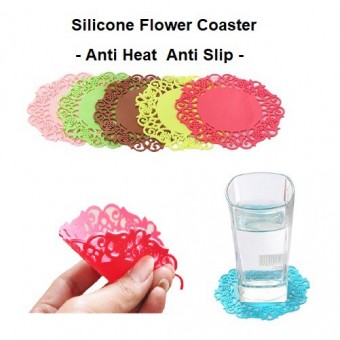 Flower Silicone Coaster Cup Coaster Table Mat 4073
