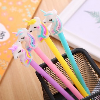 Unicorn Carton Cute Free Gift Gel Pen 4052