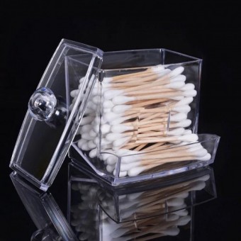 Transparent Cotton Swabs Storage Box 1058