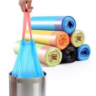 Garbage Rubbish Bag With Rope (15Pcs per Roll) 1162