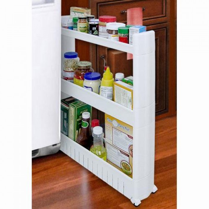 3 / 4-Tier Slim Wheel Space Saver Kitchen Rack 0033/0034