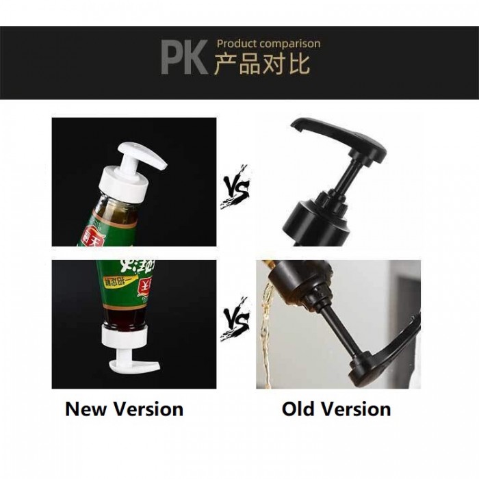Oyster Chili Tomato Sauce Dispenser Bottle Cap Head Pump No Leaking 1295 Bottle Dispens