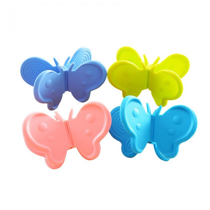 1 Pc Butterfly Silicone Anti Heat Holder Gripper Hot Bowl Hot Plate 1376