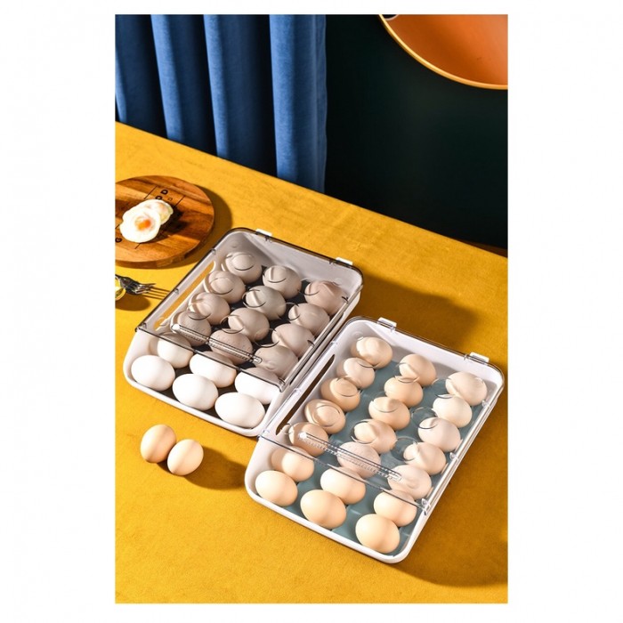 18 Grids Egg Drawer Storage Box Container  0260 Bekas Telur Egg Container Egg Storage Box Telu