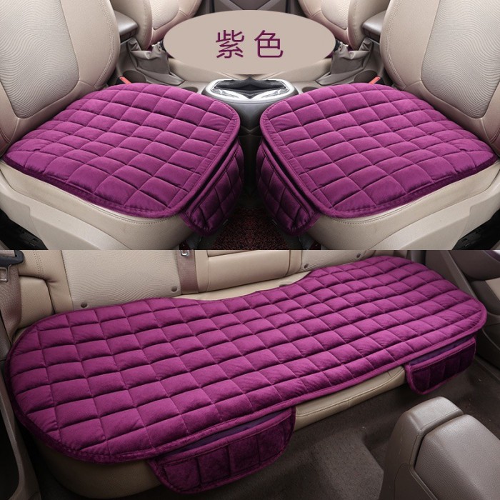 3 Pcs Non Slip Car Seat Cushion Cover Protector Full Set 1016