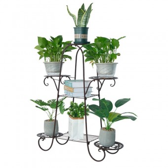 7 Tier Flower Rack Stand Pot Plant Garden 0085