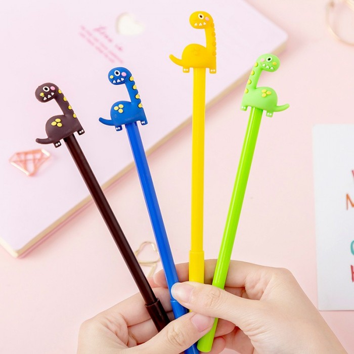Dinosaur Carton Animal Ball Point Cute Pen Stationery Children Student Prize Gift 4103 Alat Tulis Pe