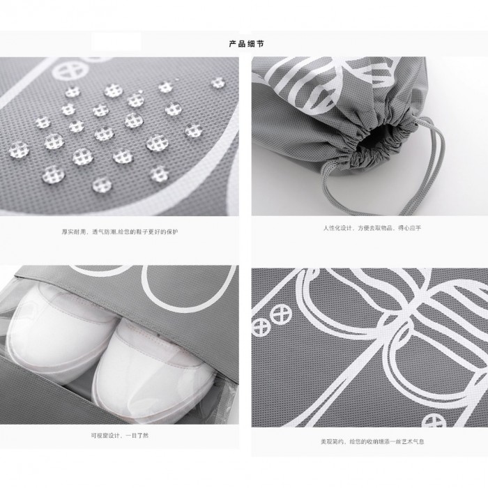 Large Portable Travel Shoe Organiser Storage Bag (32x44cm) 3108 Travel Shoes Bag Shoes Organiz