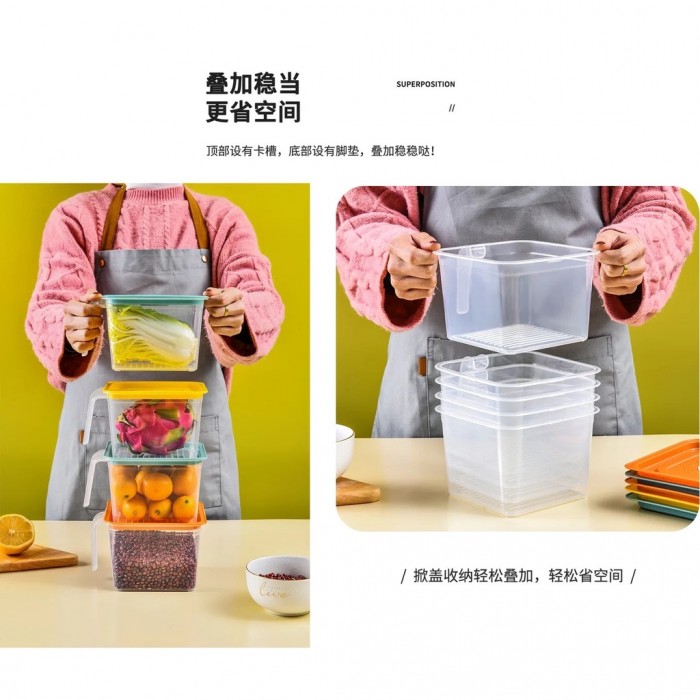 Fridge Storage Box Food Container Kitchen Storage Refrigerator Storage 1360/1361/1362 Food Con