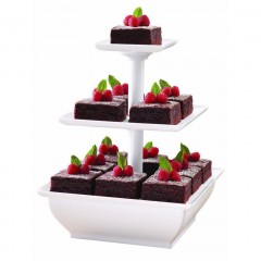 3 Tier Snack Server Stand Cakes Fruits Snack Parties Wedding Events 1327-SER